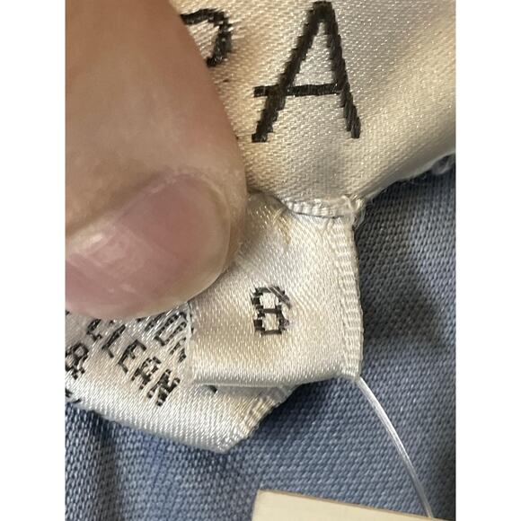 JKARA Dress Womens 8 Blue Silver Sequin Beaded Gown Formal Evening Maxi New - Picture 8 of 10